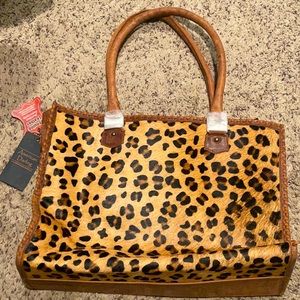 Animal print purse